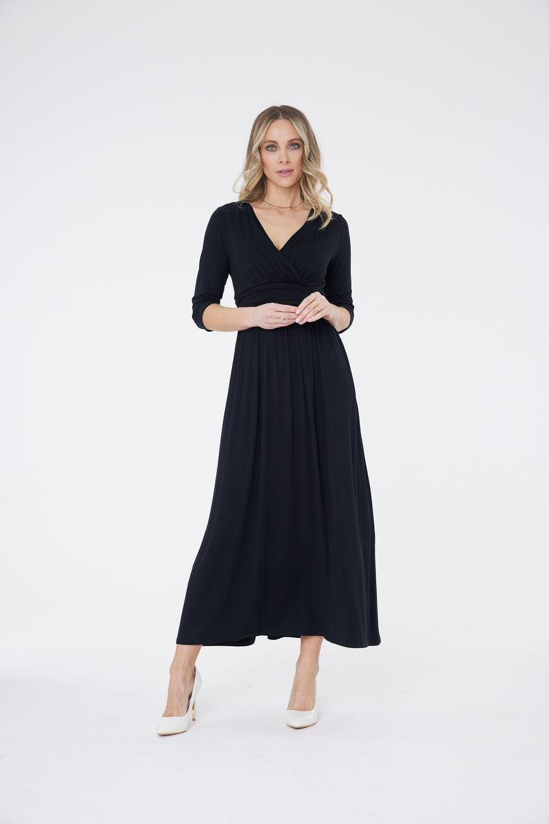 Sonia Maxi Dress in Black – Chapter.London